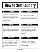 How to Sort Laundry