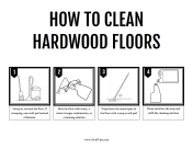 How to Clean Hardwood Floors printable swift tip