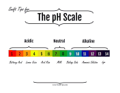 pH Balance Chart printable swift tip