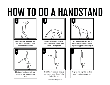 How to Do a Handstand Printable Board Game