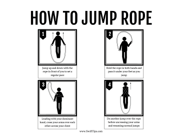 How to Jump Rope Printable Board Game