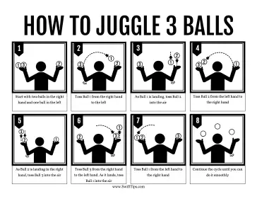 How to Juggle Three Balls Printable Board Game