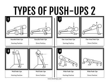 Push-Up Methods Printable Board Game